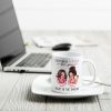 I'd Punch A Bitch For You Sassy Besties Personalized Mug, Funny Galentine's Day Gift For Best Friends, BFF