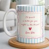 I'd Punch A B*tch For You Right In The Throat Heart Design - Personalized Custom Coffee Mug - BST534_MG