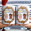 I'd Punch A B*tch For You With Roses And Golden Frame - Personalized Custom Coffee Mug - BST462_MG