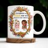 I'd Punch A B*tch For You With Roses And Golden Frame - Personalized Custom Coffee Mug - BST462_MG