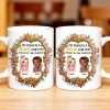 I'd Punch A B*tch For You With Roses And Golden Frame - Personalized Custom Coffee Mug - BST462_MG