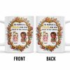 I'd Punch A B*tch For You With Roses And Golden Frame - Personalized Custom Coffee Mug - BST462_MG