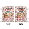 I'd Punch A [Censored] For You, Cartoon Girls With Ice Cream - Personalized Custom Coffee Mug - BST470_MG