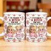 I'd Punch A [Censored] For You, Cartoon Girls With Ice Cream - Personalized Custom Coffee Mug - BST470_MG