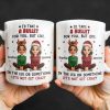 I'd Take A Bullet For You, But Let's Not Get Crazy, Christmas Theme - Personalized Custom Coffee Mug - BST465_MG