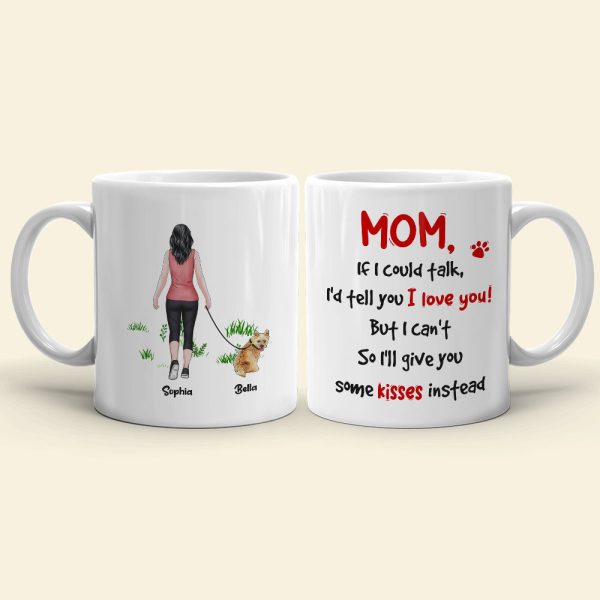 I'd Tell You I Love You, Dad Mom Pet Lover Personalized Coffee Mug White Mug, Gift For Dad Mom