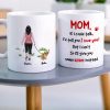I'd Tell You I Love You, Dad Mom Pet Lover Personalized Coffee Mug White Mug, Gift For Dad Mom