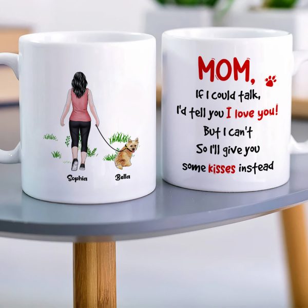 I'd Tell You I Love You, Dad Mom Pet Lover Personalized Coffee Mug White Mug, Gift For Dad Mom
