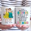 I'd Walk Through Fire For You - Bestie Personalized Custom Mug - Gift For Best Friends, BFF, Sisters