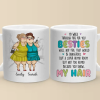 I'd Walk Through Fire For You - Bestie Personalized Custom Mug - Gift For Best Friends, BFF, Sisters