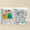 I'd Walk Through Fire For You - Bestie Personalized Custom Mug - Gift For Best Friends, BFF, Sisters