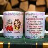 If Fate Whispers To You Daughter Granddaughter - Personalized White Edge-to-Edge Mug