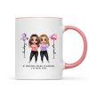 If Friends Were Flowers Birth Month Flowers Gift For Best Friends Besties Personalized Mug