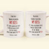 If I Had A Different Boss I Would Punch Them In The Throat - Personalized Mug