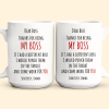 If I Had A Different Boss I Would Punch Them In The Throat - Personalized Mug