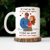 If I Had My Life To Live Over Again Hugging Couple - Personalized Mug