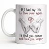 If I Had My Life To Live Over Again I'd Find You Sooner - Personalized Custom Coffee Mug - CPL1274_MG