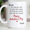 If I Had My Life To Live Over Again I'd Find You Sooner And Love You Longer - Personalized Custom Coffee Mug - CPL1320_MG