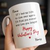 If I Had My Life To Live Over Again I'd Find You Sooner And Love You Longer - Personalized Custom Coffee Mug - CPL1320_MG