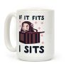 If It Fits, I Sits - Demon Slayer Coffee Mug