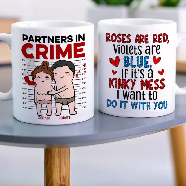 If It's A Kinky Mess I Want To Do It With You-Gift For Couple-Personalized Coffee Mug- Funny Couple Mug