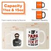 If Papa Can't Fix It No One Can - Personalized Mug - Christmas & Birthday Gift For Papa, Dad, Father, Daddy