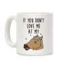 If You Don't Love Me At My Horse Then You Don't Deserve Me At My Unicorn Coffee Mug