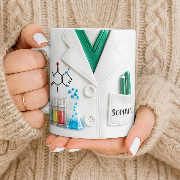Ignite Curiosity With Science and Lab Essentials - Personalized Custom Coffee Mug - JBS084_MG
