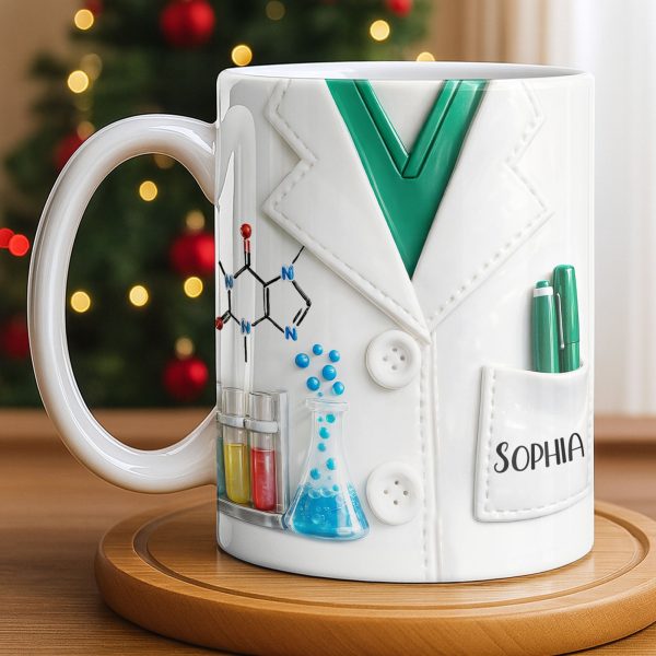 Ignite Curiosity With Science and Lab Essentials - Personalized Custom Coffee Mug - JBS084_MG