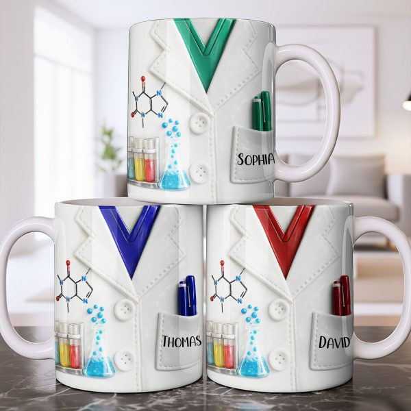 Ignite Curiosity With Science and Lab Essentials - Personalized Custom Coffee Mug - JBS084_MG