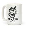 I'll Cut You Switchblade Unicorn Coffee Mug