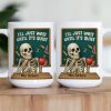 I'll Just Wait Until It's Quiet Teacher Funny Gift 3D Effect - Personalized Mug