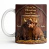 I'll Love You Till The Cows Come Home, Barn And Cows Design - Personalized Custom Coffee Mug - CPL1358_MG