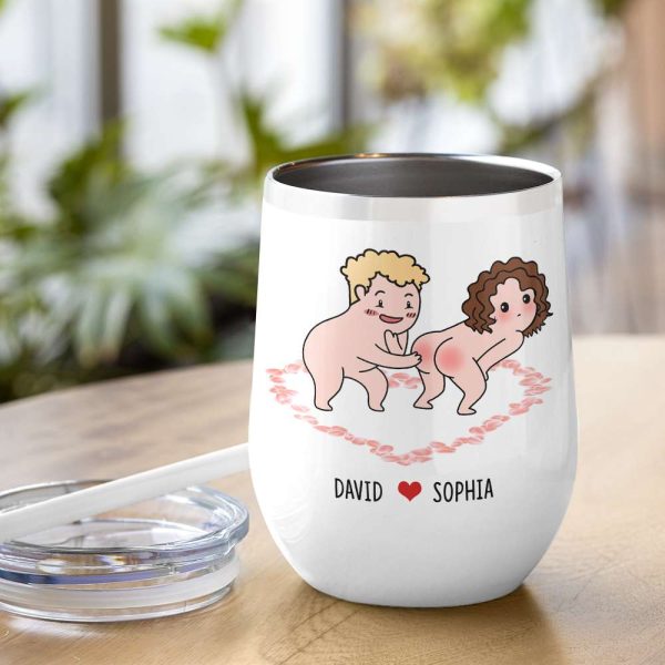 I'll Slap Your Butt For Any Reason And I Love You Without Any Condition Personalized Couple White Mug, Accent Mug, Wine Tumbler