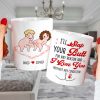 I'll Slap Your Butt For Any Reason And I Love You Without Any Condition Personalized Couple White Mug, Accent Mug, Wine Tumbler