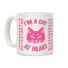 I'm a Cat at Heart Coffee Mug
