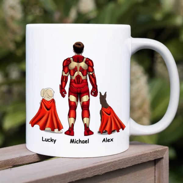 I'm A Dog Dad, Gift For Dad, Personalized Mug, Dog Lover Coffee Mug, Father's Day Mug 08DNHN210423TM