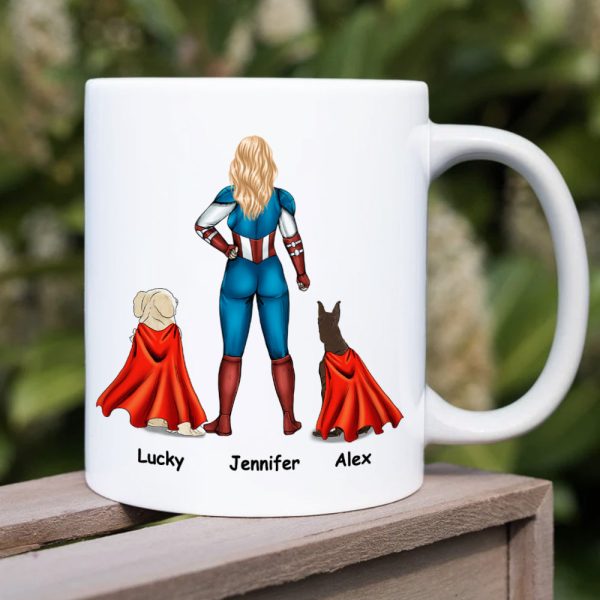 I'm A Dog Mom, Gift For Mom, Personalized Mug, Dog Lover Mug, Mother's Day Gift 07DNHN210423TM