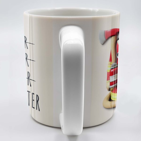 I'm a Firefiter Firefyter Firefiter I Spray Water - Personalized Custom Coffee Mug - FIF003_MG