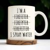I'm a Firefiter Firefyter Firefiter I Spray Water - Personalized Custom Coffee Mug - FIF003_MG