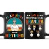 I'm A Professional Grandpa - Personalized Custom Black Mug