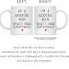 I'm a Working Mom What's Your Superpower Coffee Mug Funny Gift for Work Mom