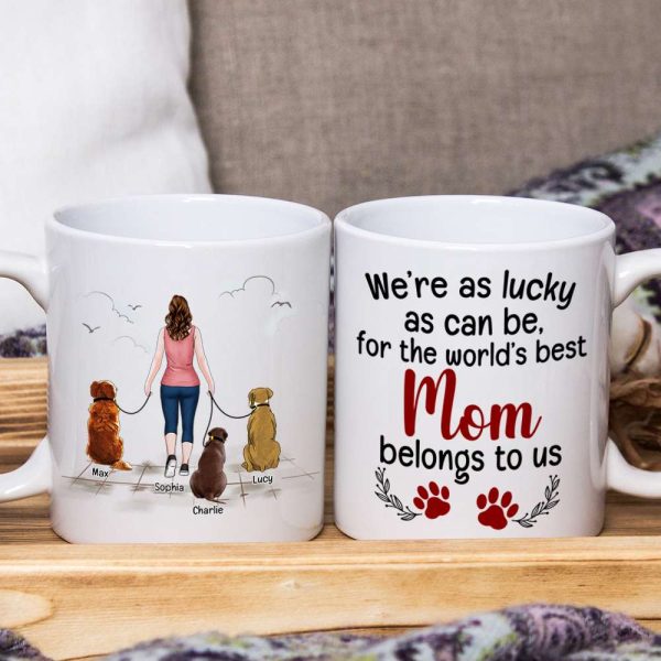 I'm As Lucky As Can Be, Personalized Mug, Gift For Mother's Day
