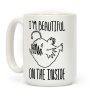 I'm Beautiful On the Inside- Anglerfish Coffee Mug