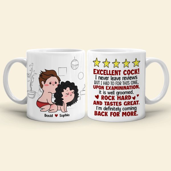 I'm Definitely Coming Back For More-Gift For Couple- Personalized Coffee Mug- Funny Couple Mug