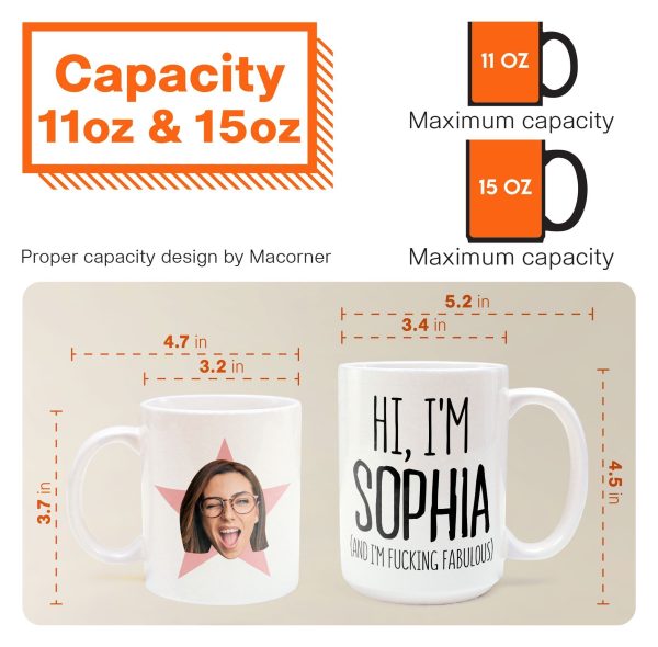 I'm Freaking Fabulous - Personalized Photo Mug