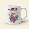 I'm Imagining You Drilling Me Personalized Naughty Dinosaur Couple Mug, Gift For Couple