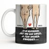I'm No Weatherman Expect A Few Inches Tonight Couple Design - Personalized Custom Coffee Mug - CPL1311_MG