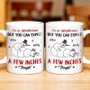 I'm No Weatherman, Expect A Few Inches Tonight, Snowmen Hearts Design - Personalized Custom Coffee Mug - CPL994_MG