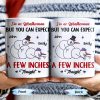 I'm No Weatherman, Expect A Few Inches Tonight, Snowmen Hearts Design - Personalized Custom Coffee Mug - CPL994_MG